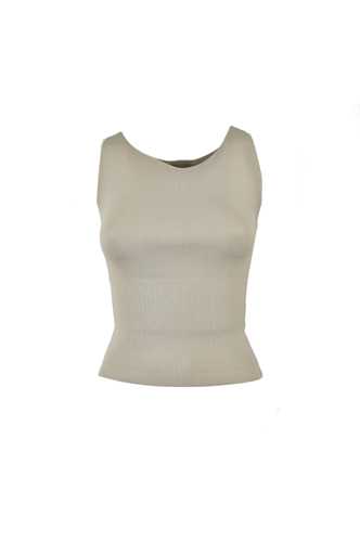 ABBIGLIAMENTO - BEIGE - Top smanicato