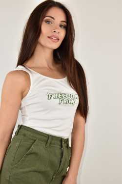 ABBIGLIAMENTO - Canotta in cotone Freedom