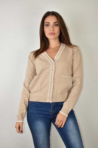 ABBIGLIAMENTO - Cardigan bicolor