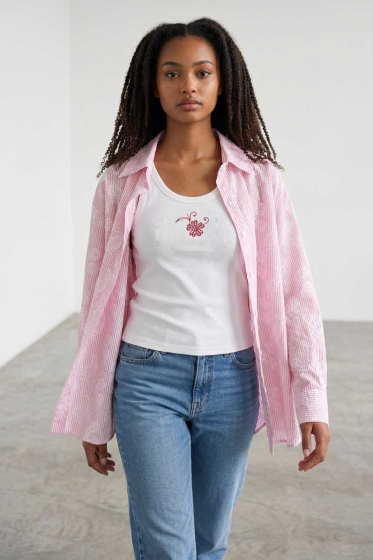 Set camicia con canotta