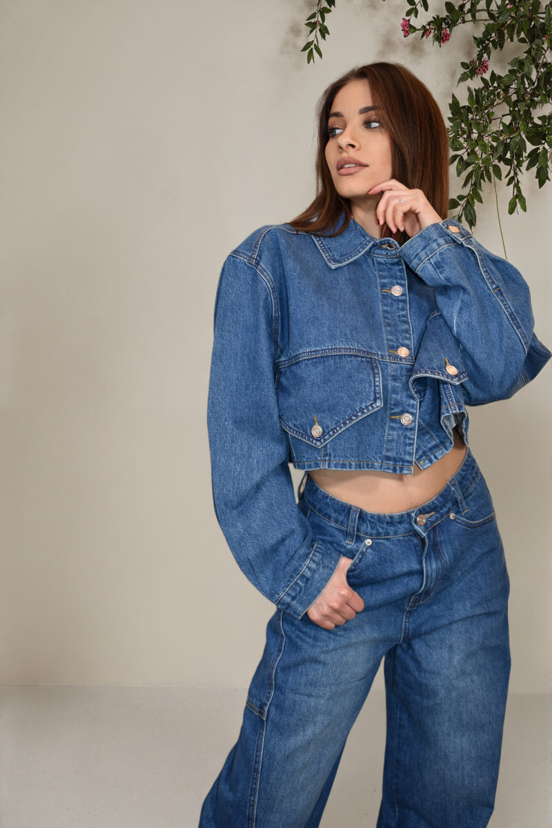 ABBIGLIAMENTO - Giubbino over crop completo Silvia