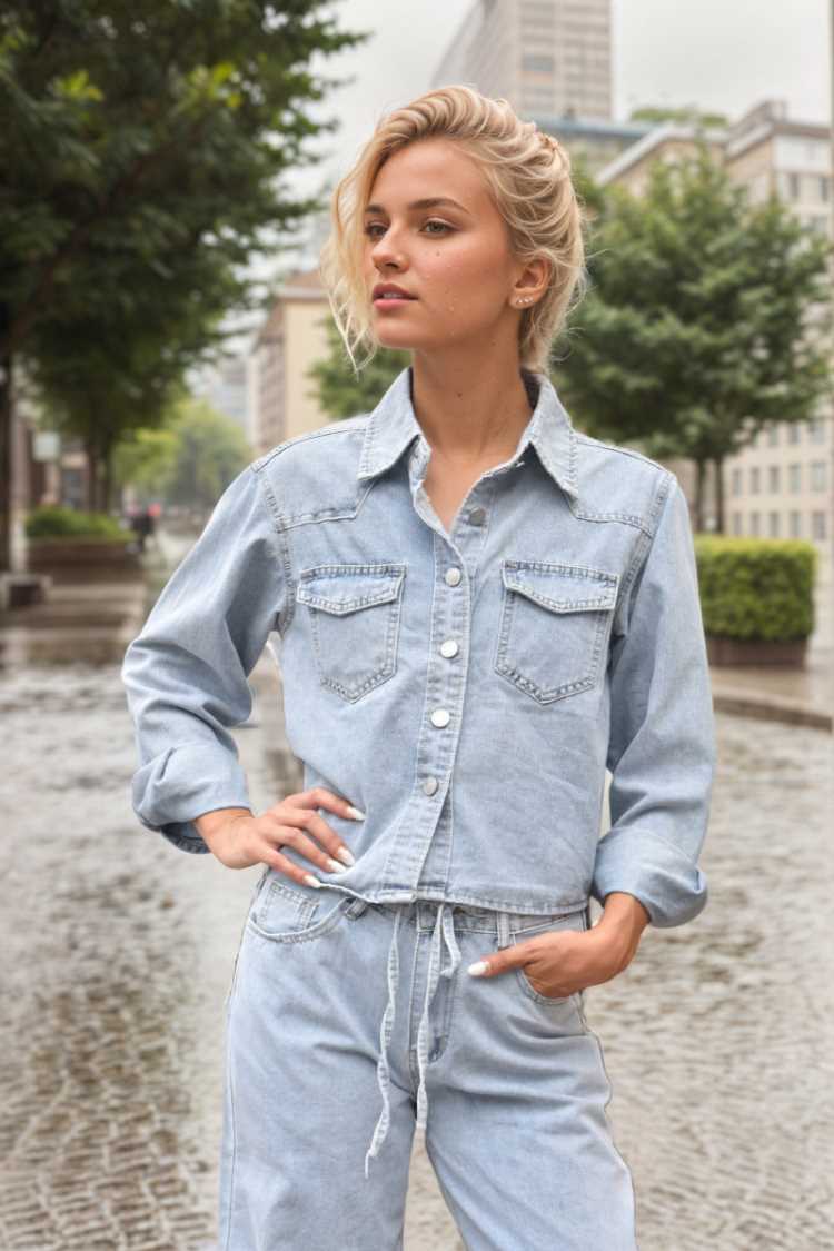 Camicia denim Rose
