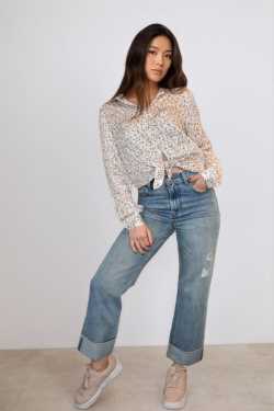 ABBIGLIAMENTO - Jeans con risvolto