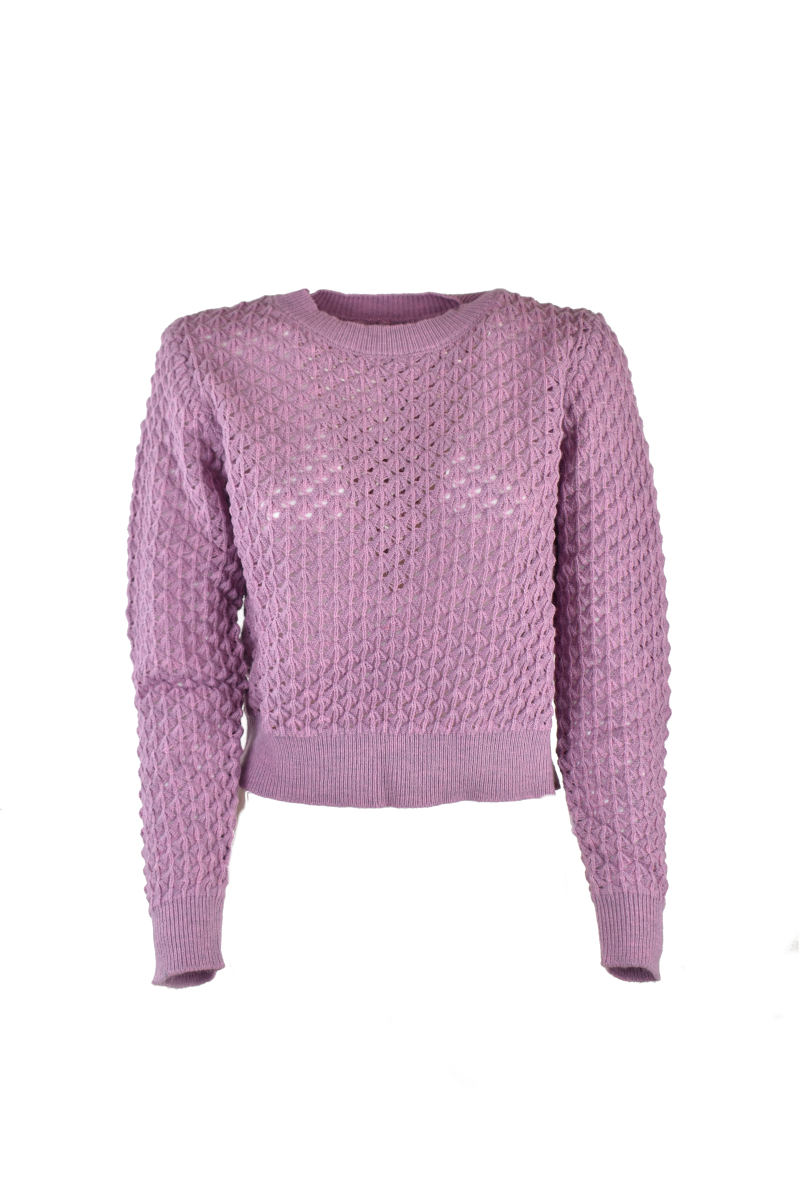 ABBIGLIAMENTO - Maglia traforata a girocollo