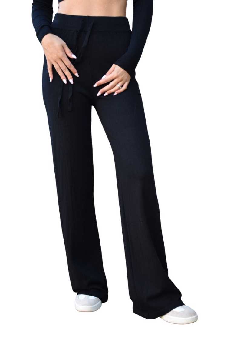 Pantalone con trama laterale