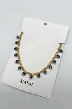 ACCESSORI - Collana con cuoricini brillanti