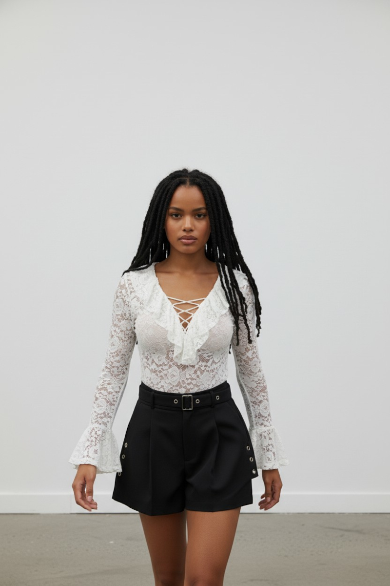 ABBIGLIAMENTO - Maglia in pizzo