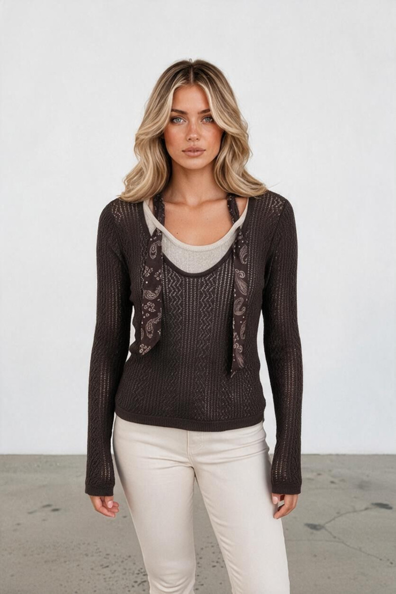 ABBIGLIAMENTO - Maglia traforata