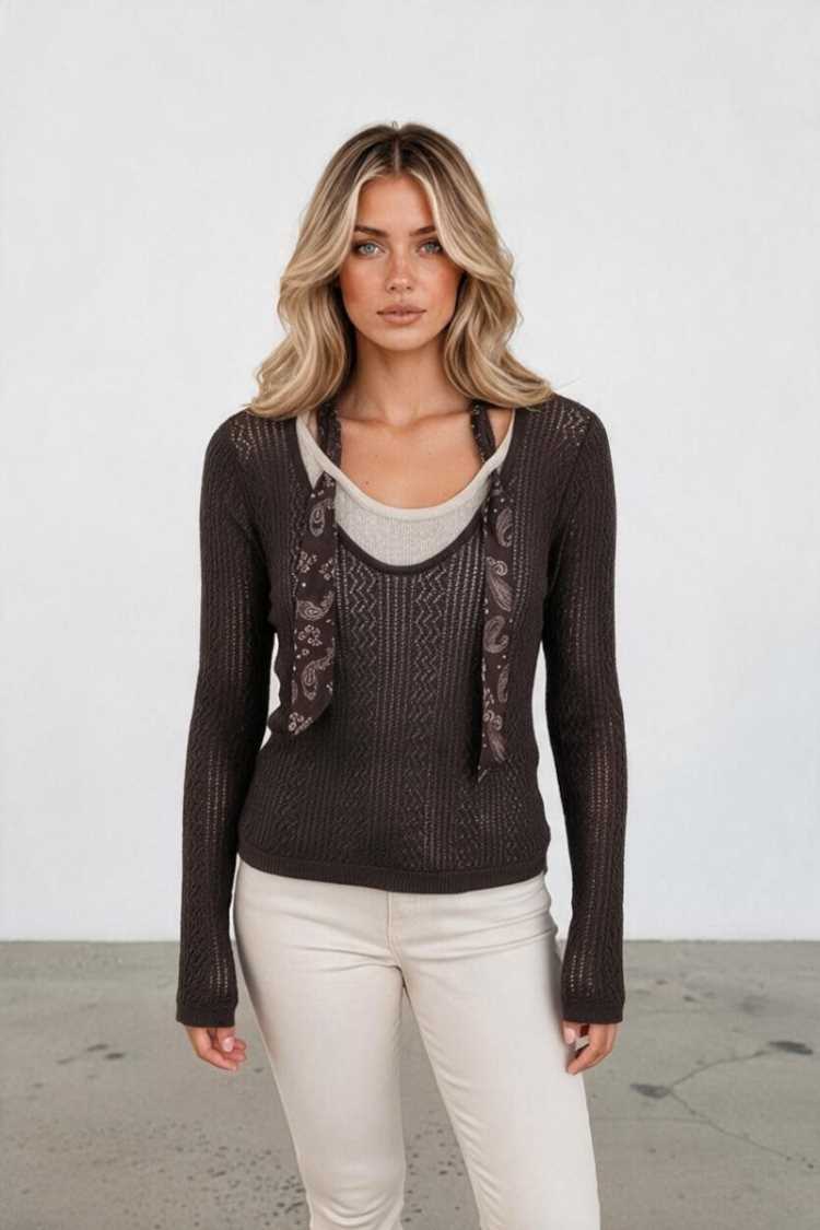 Maglia traforata