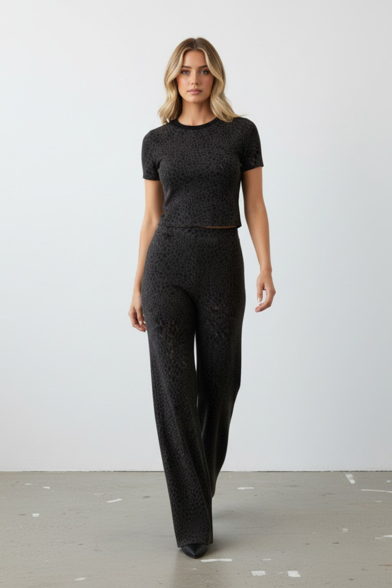 ABBIGLIAMENTO - Pantalone elasticizzato maculato
