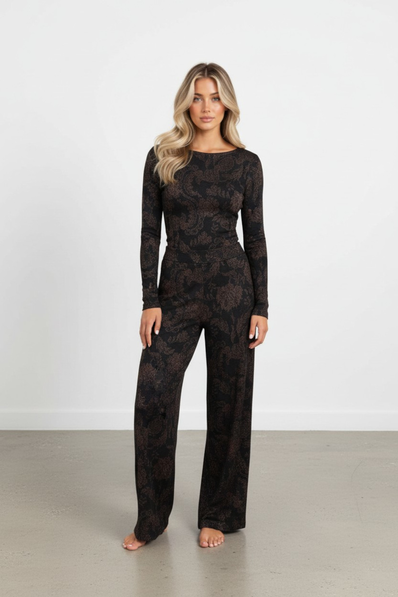 ABBIGLIAMENTO - Pantalone elastico fantasia